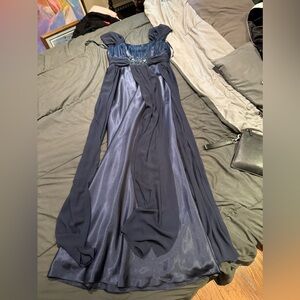 Navy Blue Empire waist